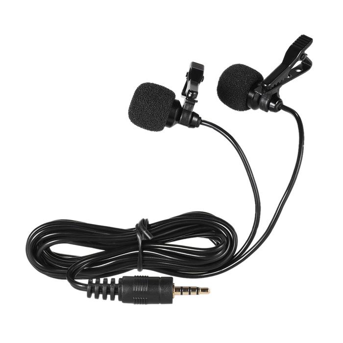 Avpro Gw510 Dual Lavalier Microphone Clip Deluxe 3.5Mm 3-Ring Trrs 150 | Lazada Indonesia