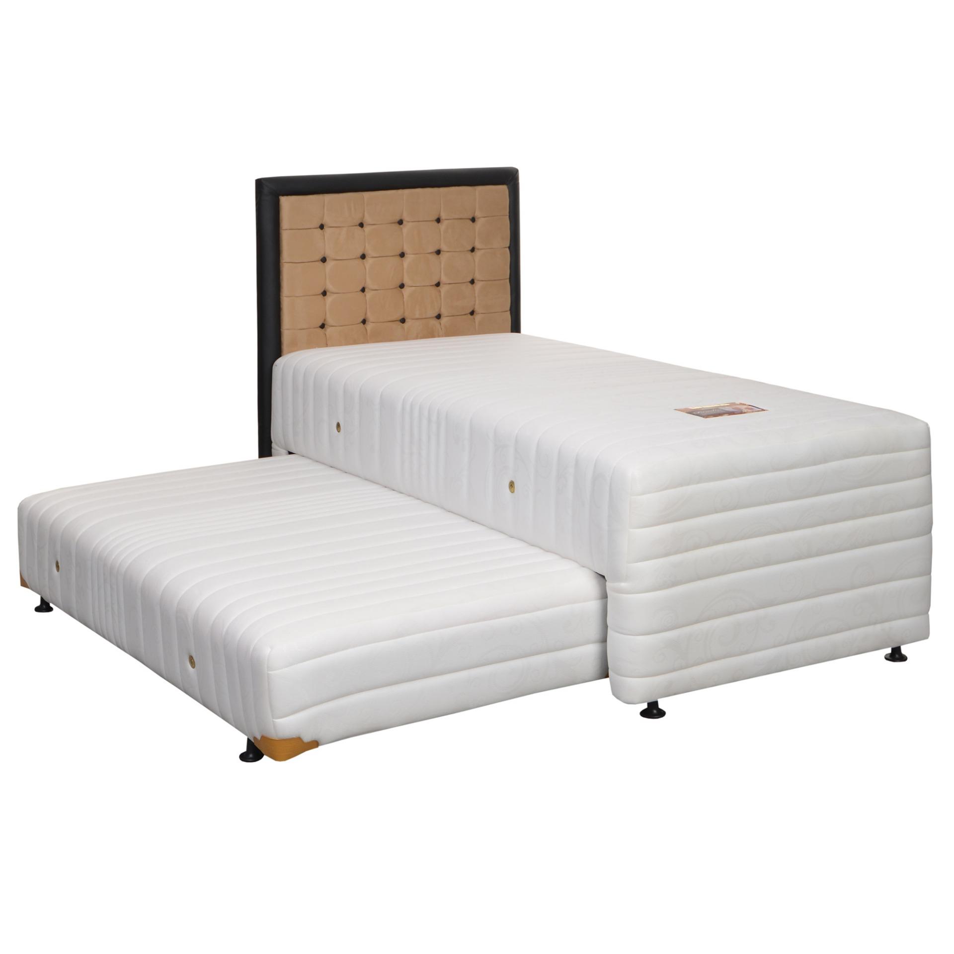Uniland Springbed 2 in 1 Paradise HB Victoria Size 120 x 200 - Putih - Fullset