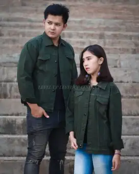 jaket jeans denim couple
