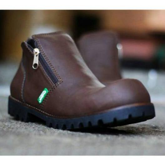 Kickers - Sepatu Boots Touring Adventure Kickers Safety Besi Sleting Kerja Pria