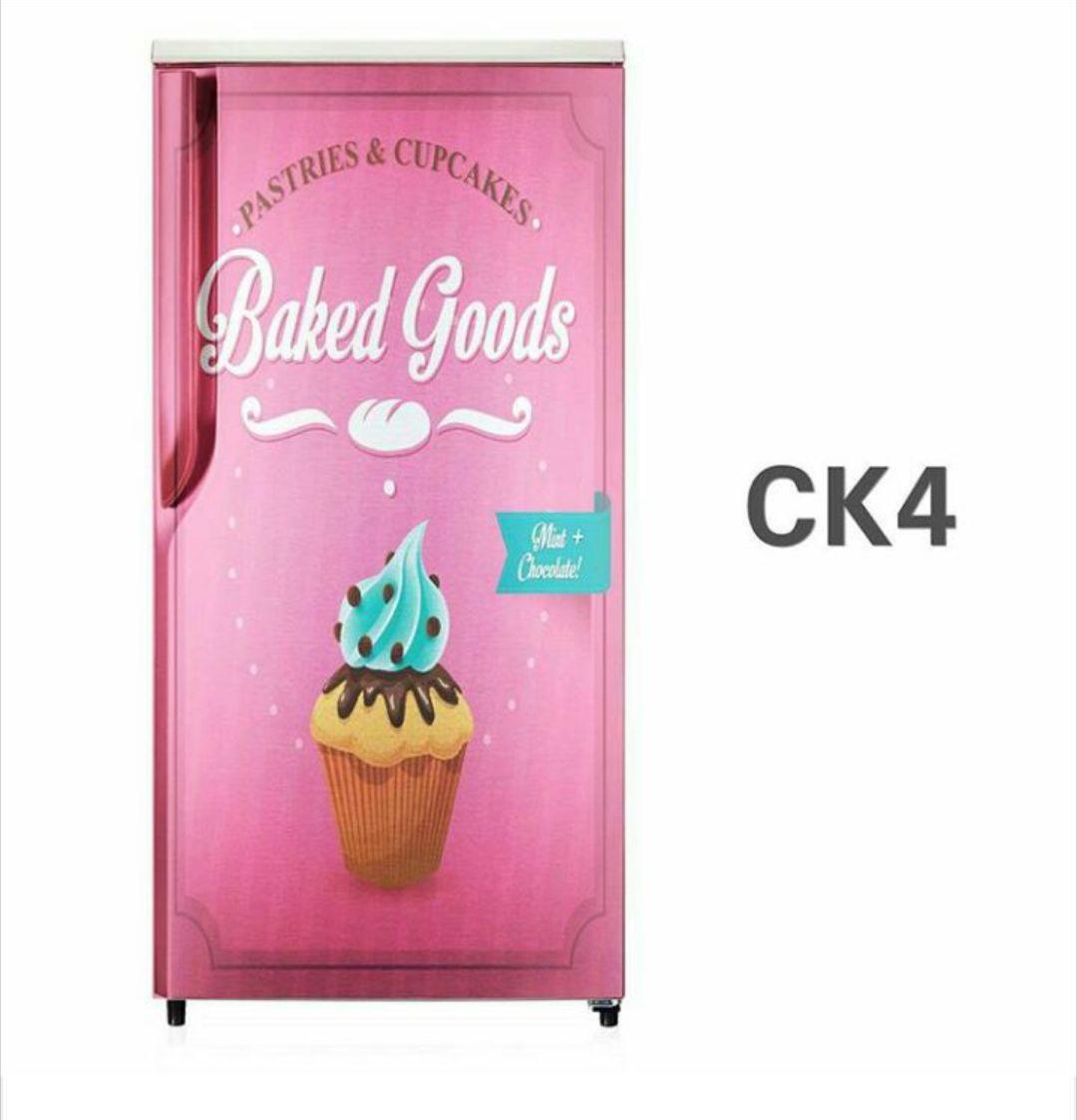 Stiker Kulkas 1 Pintu Wallpaper Kulkas 1 Pintu Motif And Karakter BAKED GOODS CK4