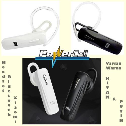 Xiaomi Earphone Headphone Headset Bluetooth Wireless Warna Hitam Dan Putih