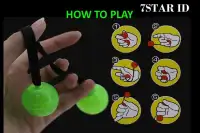 Fidget Spinner GLOW IN THE DARK TREND Yoyo Mainan Thumb Chucks Yoyo 7STAR With Colourfull LED - Fidget Spinner Thumb Chucks Finger Ball Skill fidget spinner