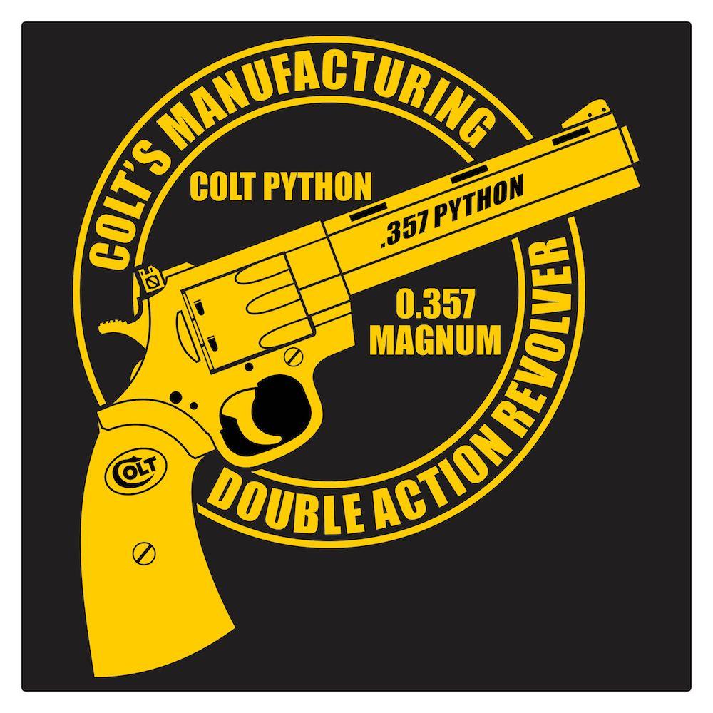 Colt Firearms Colt Phyton Cutting Sticker | Lazada Indonesia