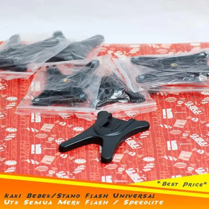 New Kaki Bebek Stand Flash Universal Canon Nikon Sony Dll Lazada Indonesia
