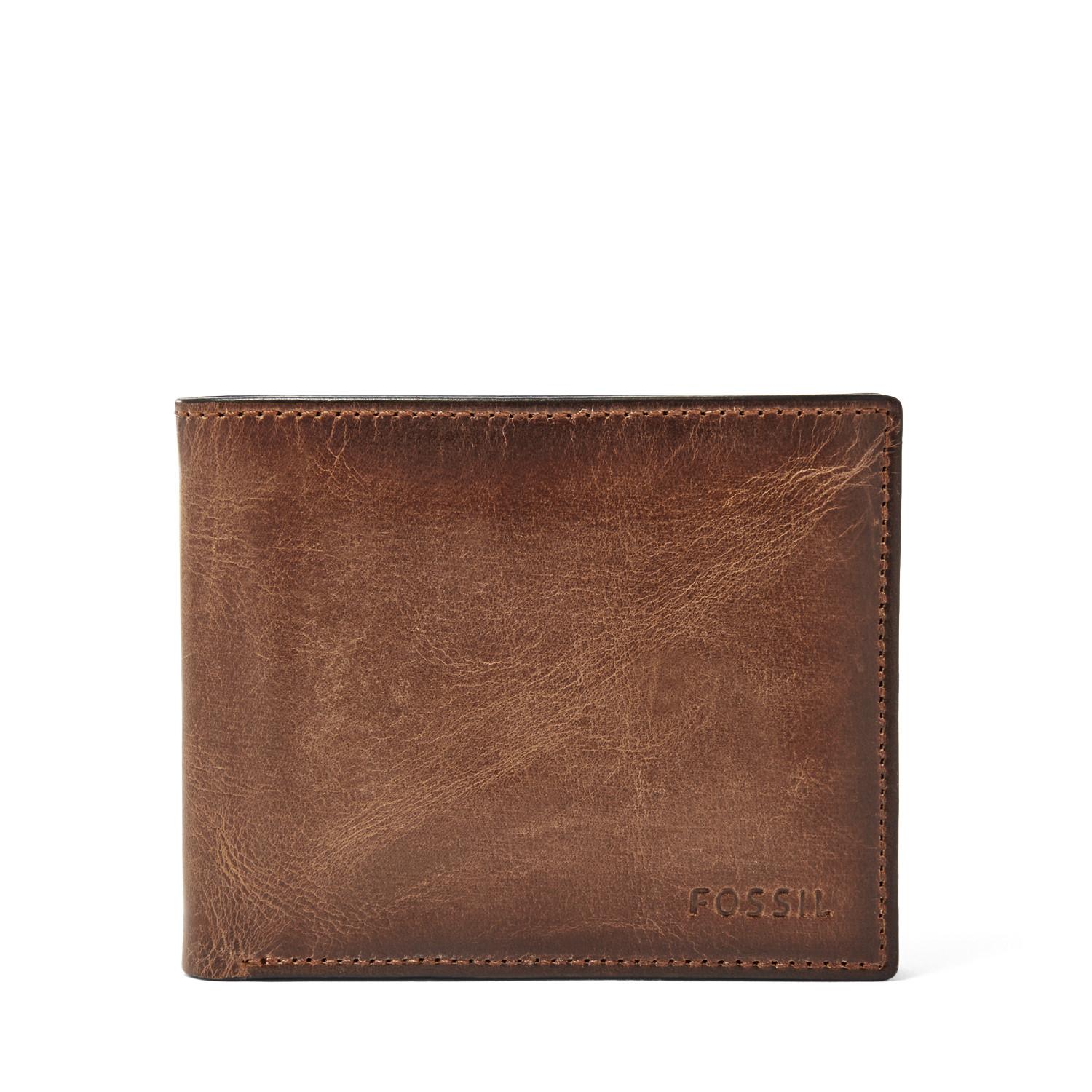 Fossil Derrick Brown Leather 2 in 1 RFID Wallet [ML3771-200