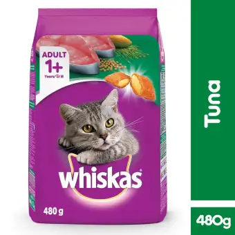 Whiskas Dry 480gr Makanan Kucing Kering rasa Tuna