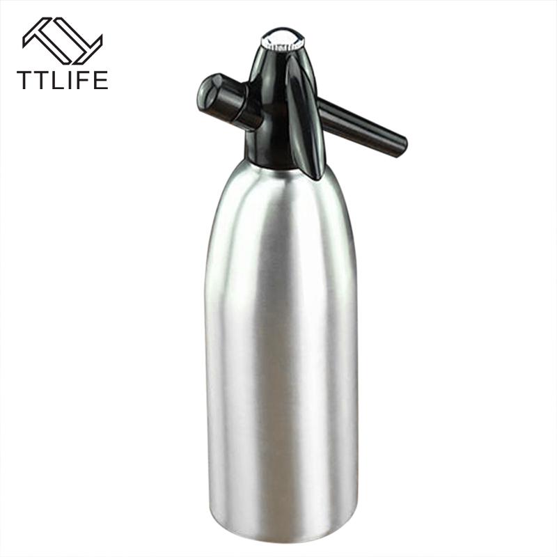 2018 Hot Selling 1.0L Home Made Aluminum Soda Siphon Soda Water Machine Juice Soda Drink Beverage Soda Machine