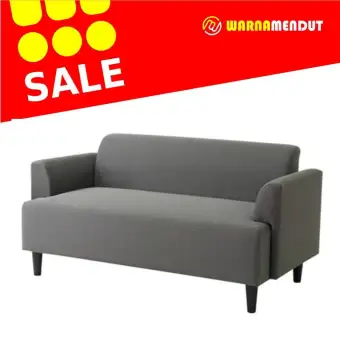 IKEA HEMLINGBY Sofa 2 dudukan warna abu-abu