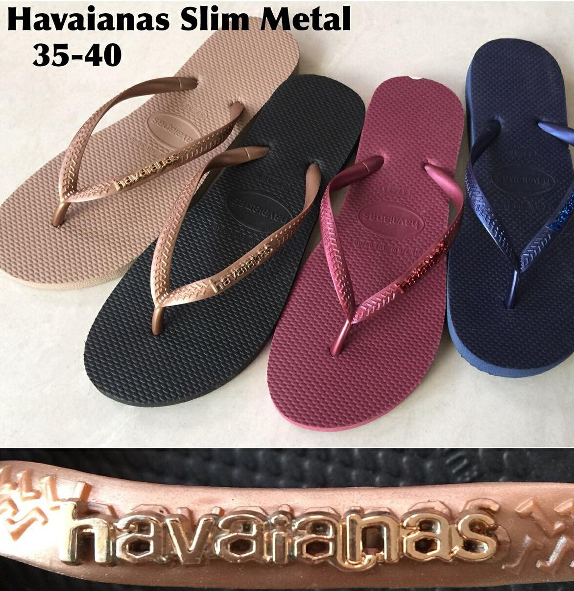 Sandal Wanita Havaianas Slim Metal 