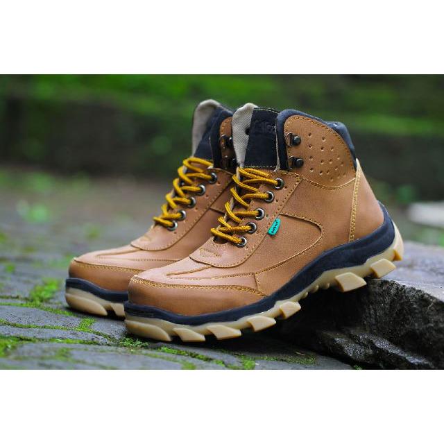 sepatu boots pria kickers safety sepatu proyek kerja lapangan tracking touring