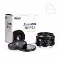 Meike MK-E-35-1.7 35 Mm F1.7 Manual Lensa Fokus APS-C untuk Sony E Mount Kamera NEX-5 NEX-7 A6000 A3500 A7S A5100 A7 a7R A7S II 6