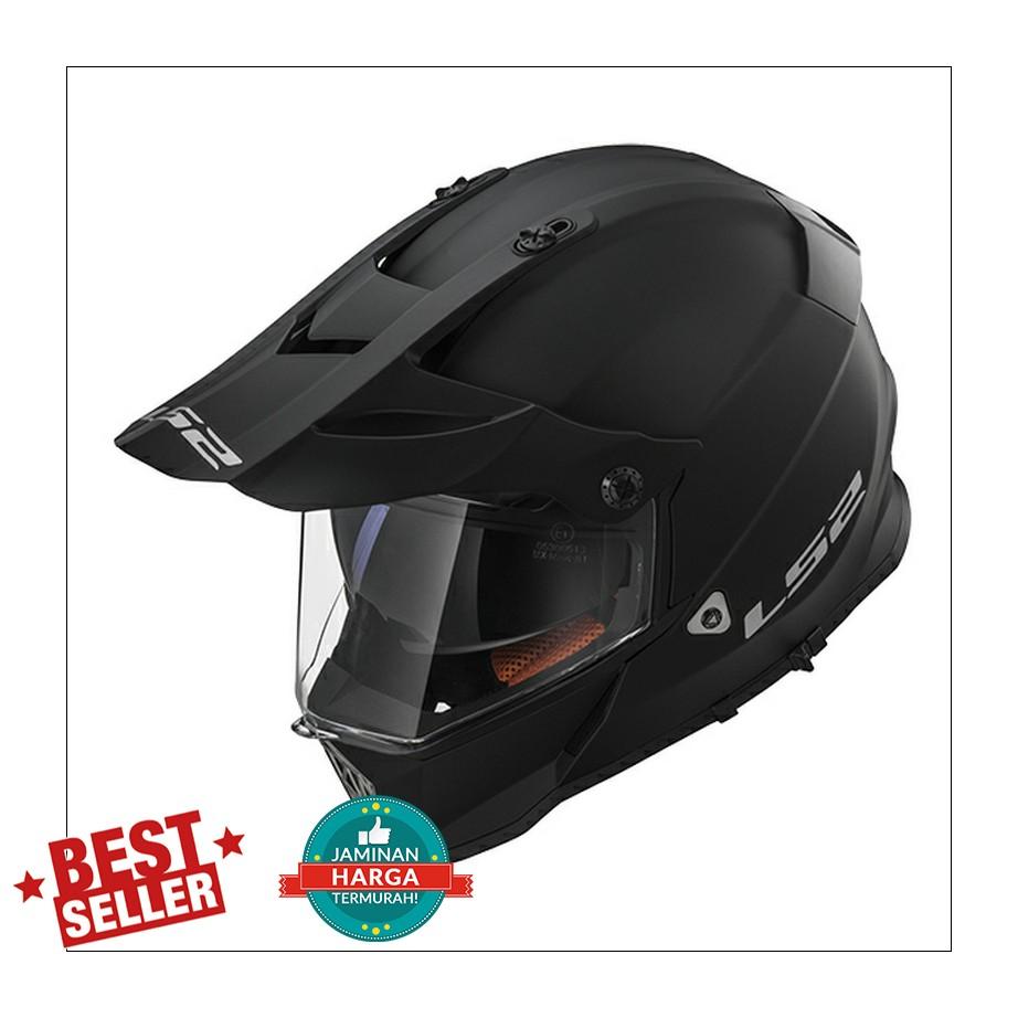 Helm LS2 MX436 Pioneer Solid Matt Black 