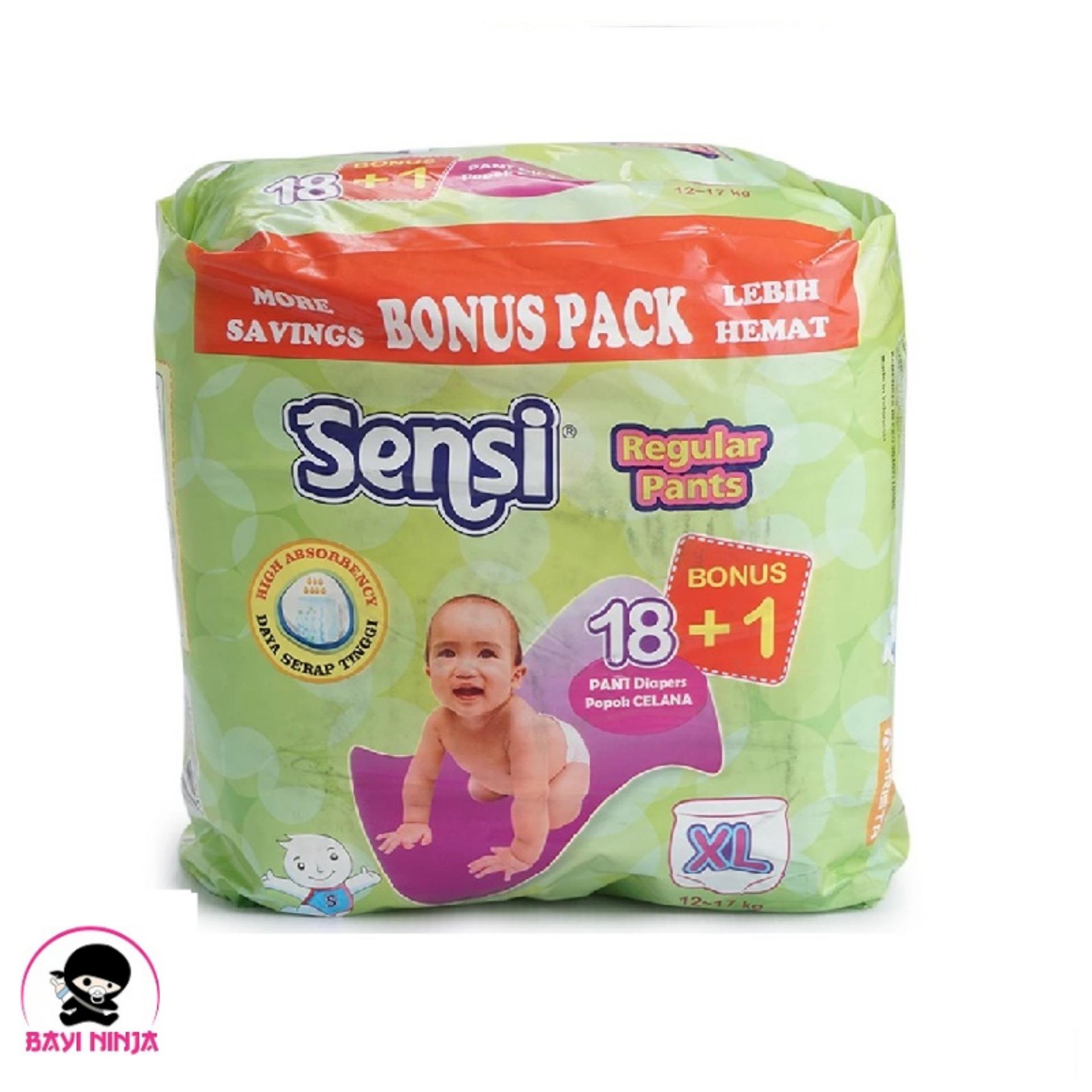 SENSI Regular Pants Popok Celana XL18 
