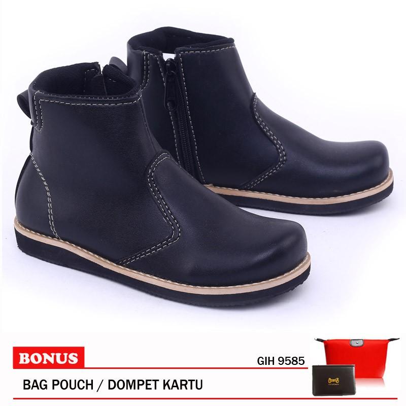 Garsel Sepatu Anak Laki laki GIH 9585 Hitam