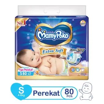 MamyPoko Popok Perekat Extra Soft S80