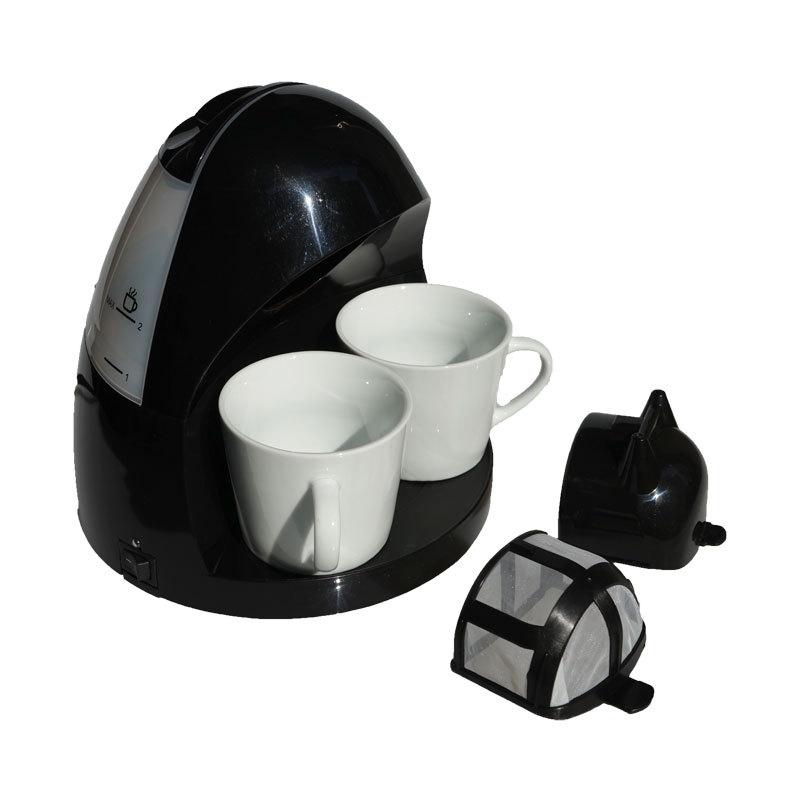 Household Drip-type Automatic Coffee Maker with 2 Cups Coffee Machine For Home Kitchen