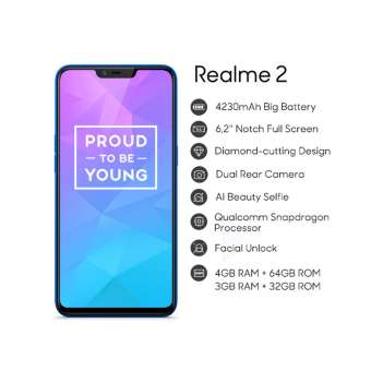 Realme 2 6,2'' Notch Full Screen 4230mAh battery