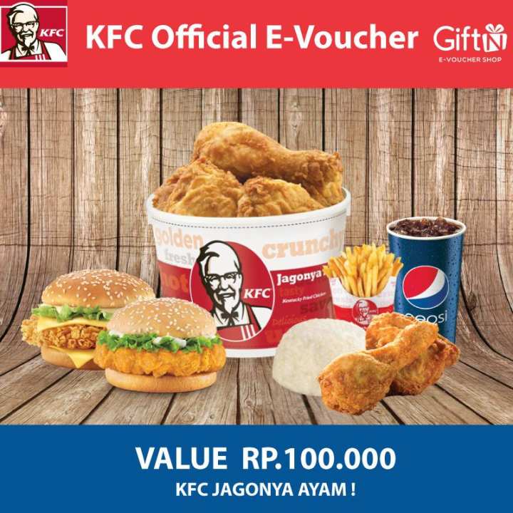 KFC Value E-Voucher 100K: Membeli jualan online Gift Cards