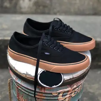 vans authentic black gum original