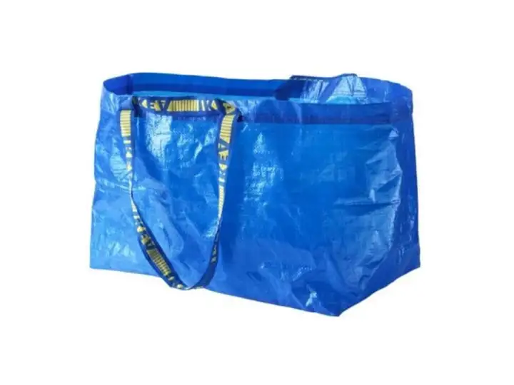 IKEA FRAKTA Tas Kantong Plastik Besar utk Belanja Goodie Bag Penyimpanan Barang Organizer Keranjang Baju | Lazada Indonesia