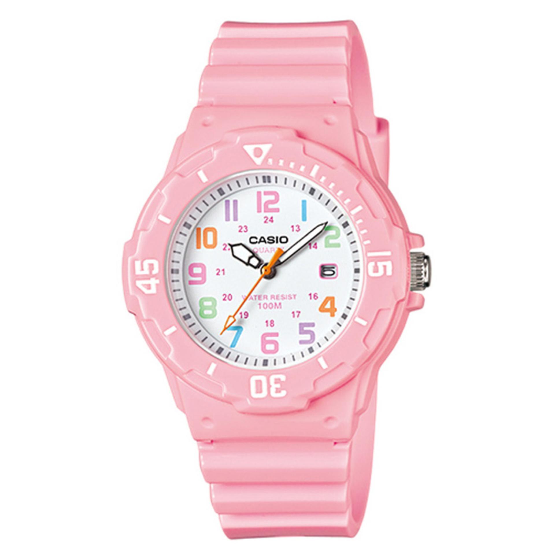 Casio Original Casio Lrw 200h 4b2v Women Pink Putih Strap Resin Jam Dunia Jd16st Jam Tangan Wanita Cewek Anti Air Digital Analog Casio Lrw 200h 4b Lrw 200h