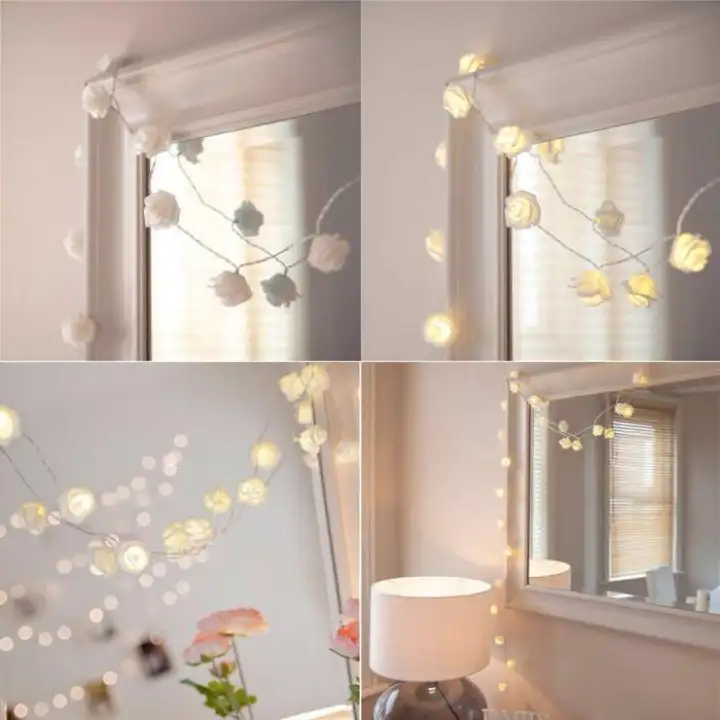 Garansi 100 20 Lampu Led Bunga Mawar Lampu Hias Mawar Lampu Tumblr Mawar Lampu Hias Gantung Kamar Tidur Dinding Led Ruang Tamu Minimalis