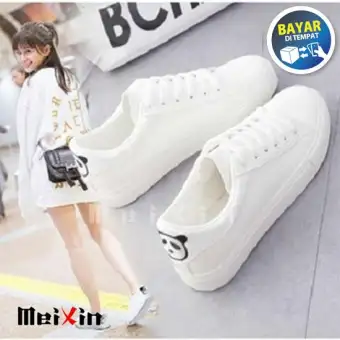 Get Sepatu Sneakers Wanita Korea Lazada Images