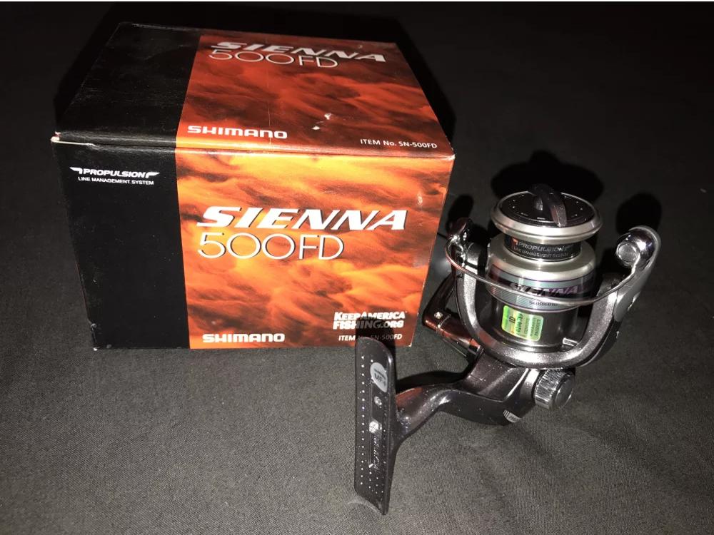 reel shimano sienna 500 fd Front Drag Spinning Sporting Goods The most obvious component of the Propulsion Line Management System is the new Propulsion Spool Lip design THE ANGLERS: Shimano Sienna FD/RD