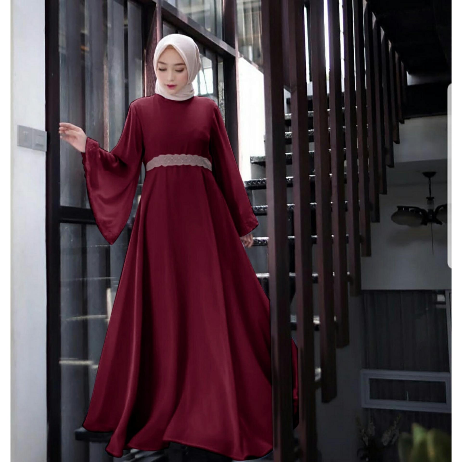 trendshopee Pakaian Muslim Wanita Gamis Maxy Oraida