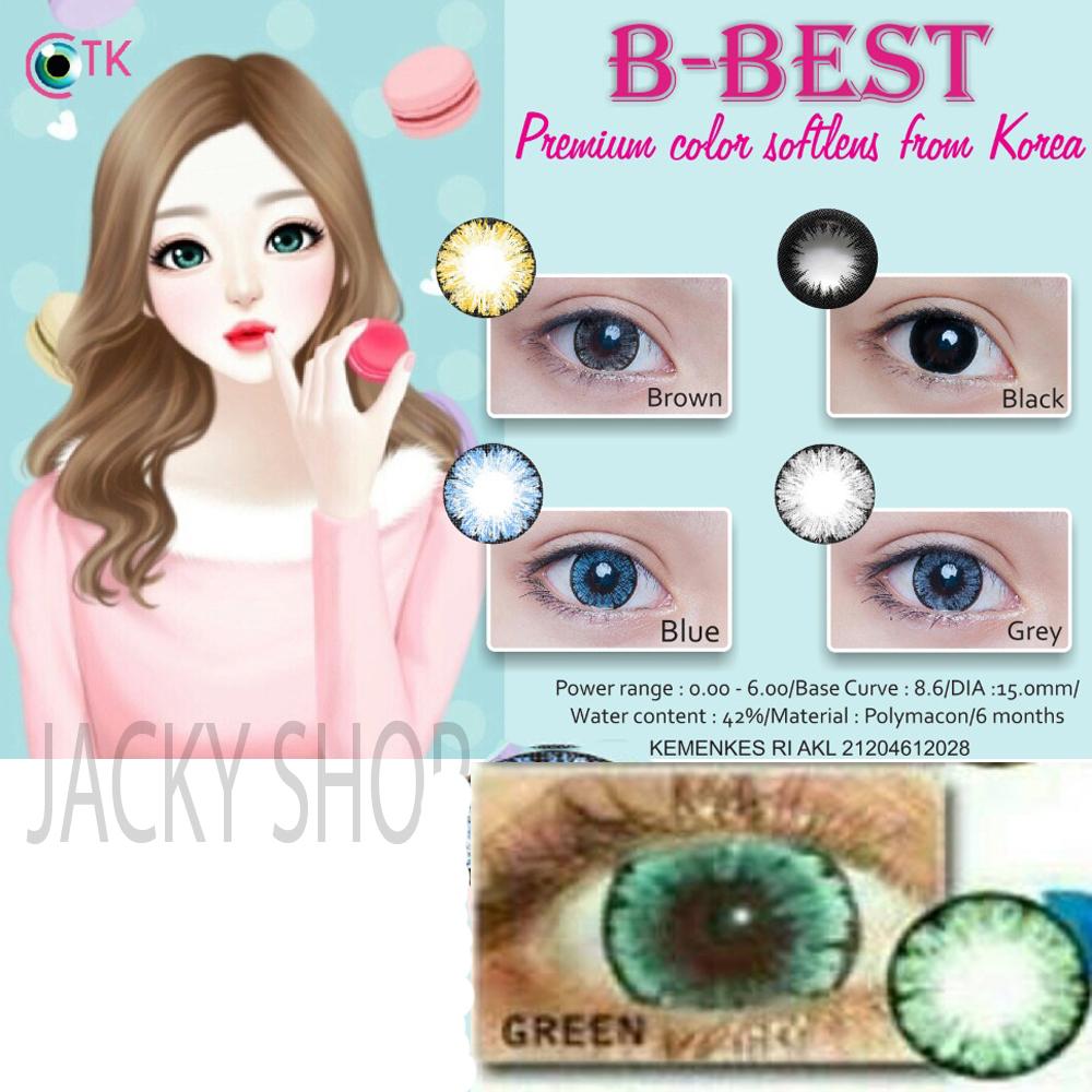 B-Best Softlens - Green + GRATIS Lenscase
