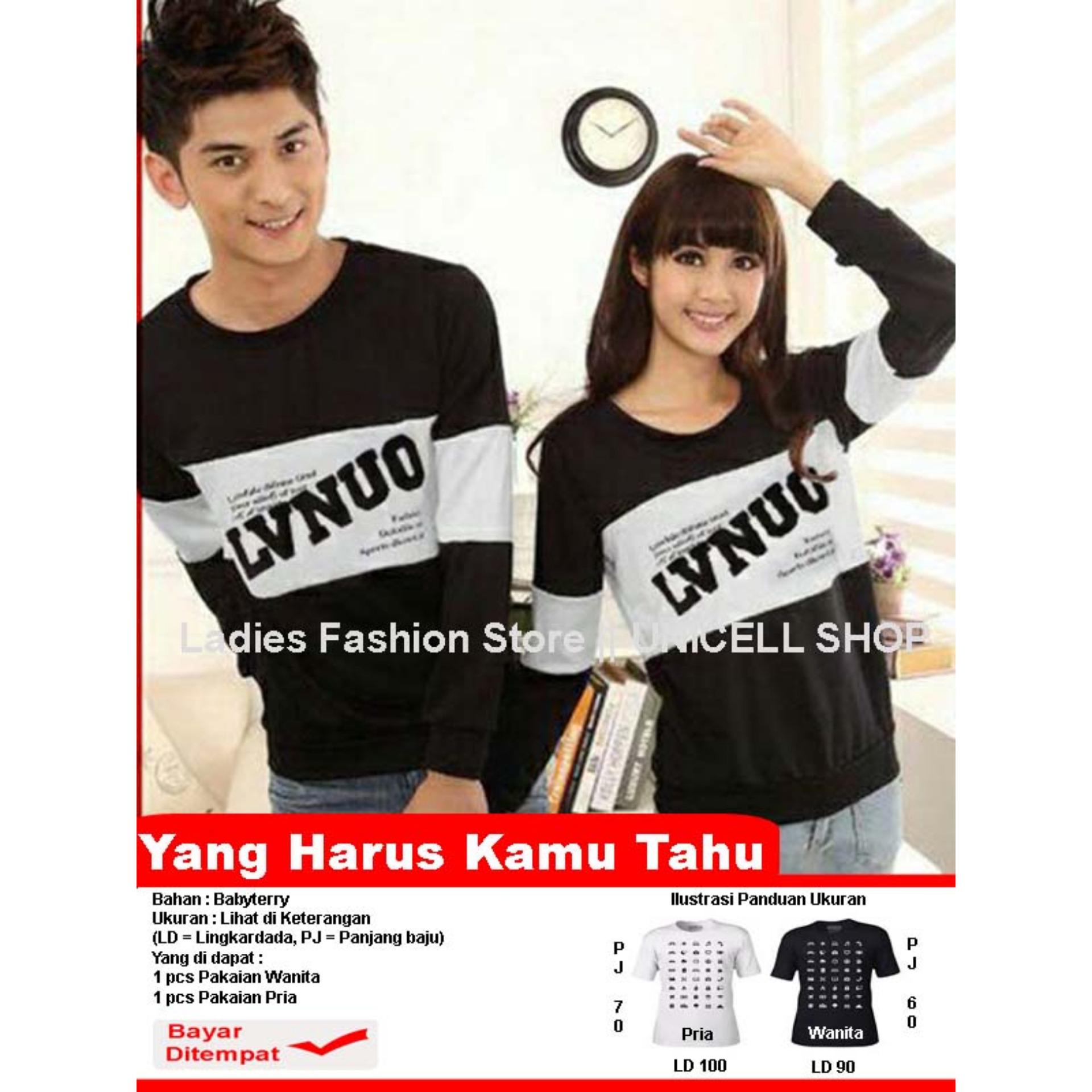 Uc Kaos  Couple Letter A Kaos  Oblong Sweater Couple Cp A T 