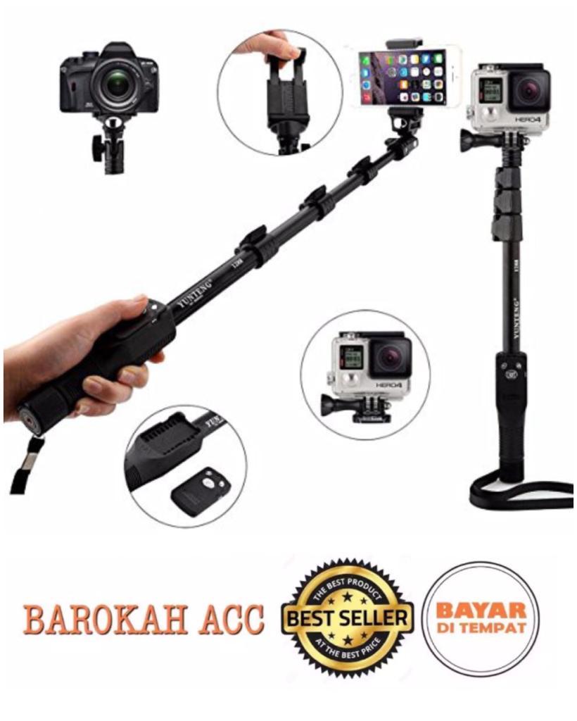 Authentic Tongsis Mini Tombol Lipat Portable Selfie 