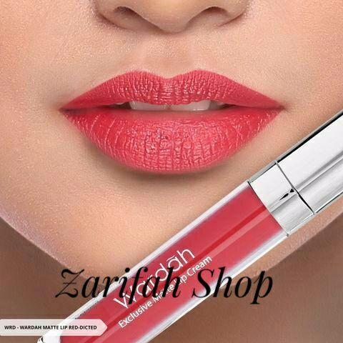 Wardah Exclusive Matte Lip Cream - 01 Red Dicted | Lazada Indonesia