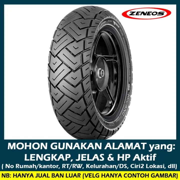 Zeneos Milano Zn 87 150 70 13 Tubeless Ban Nmax Lazada Indonesia