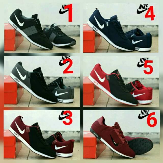 Sepatu Casual Kasual Sneaker Pria Olahraga Branded Lokal Joging