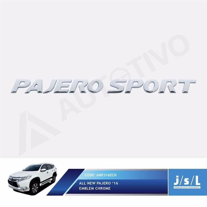 JSL Hood Emblem Pajero Sport Chrome Lazada Indonesia