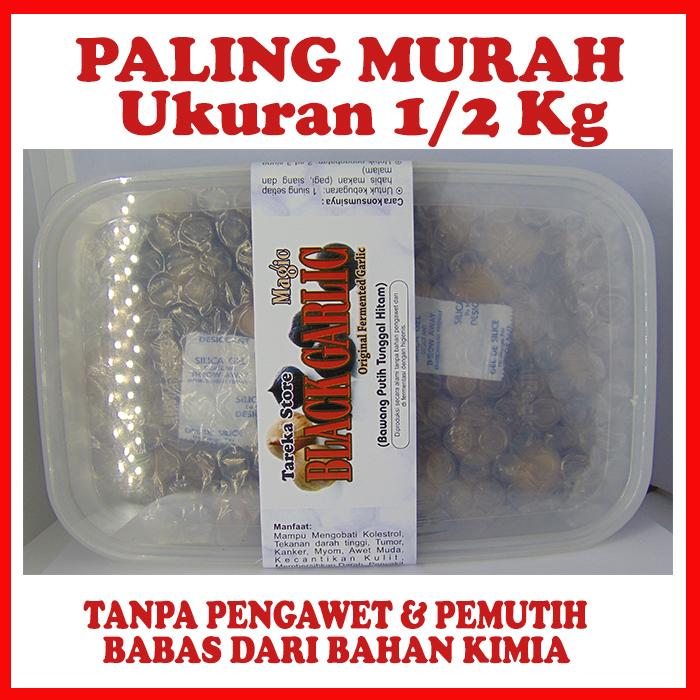 Bawang Putih Hitam Tunggal 1 2 Kg Black Garlic Bawang Hitam Lanang Lazada Indonesia