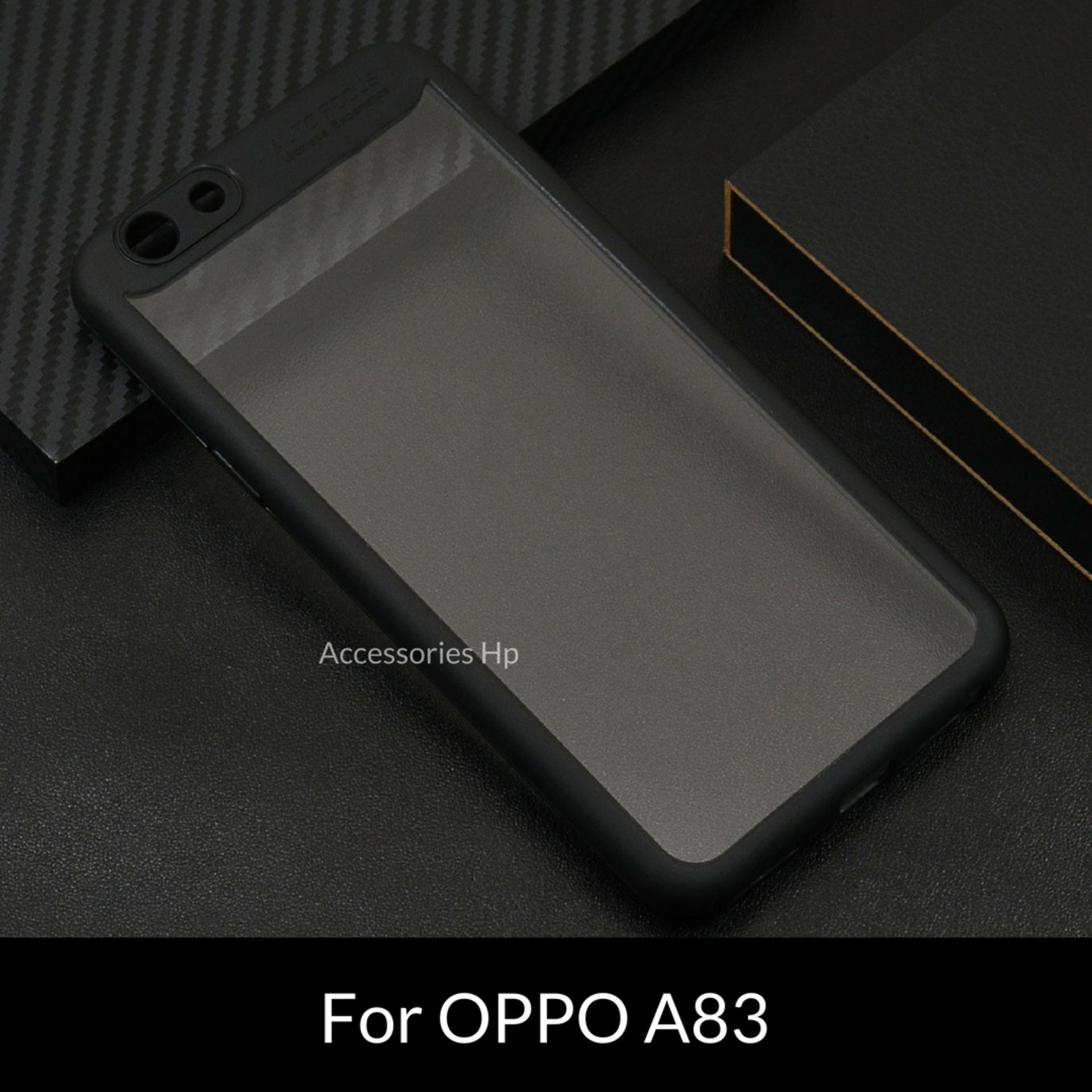 Original Ipaky 100percent Ori Back Case For Samsung J2 Prime Gratis Accessories HP Premium Quality Ultimate Shockproof Auto Focus Case for Oppo A83 Black