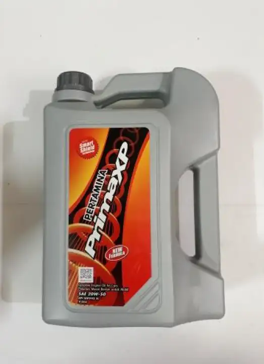 Oli Mesin Pertamina Prima Xp 20w 50 Api Sl 4 Liter Lazada Indonesia