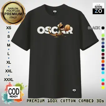 Shinzo Design Kaos Unisex 17 Warna T Shirt Oscar Oasis Kaos