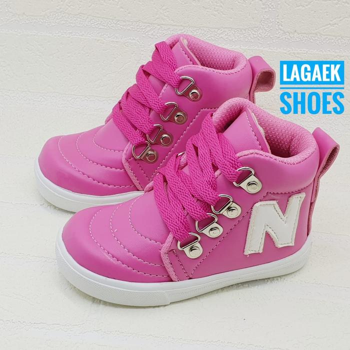DISKON Sepatu anak boots 1-7 Tahun BOOTS PINK FANTA BAGUS ANAK KEREN SKU-