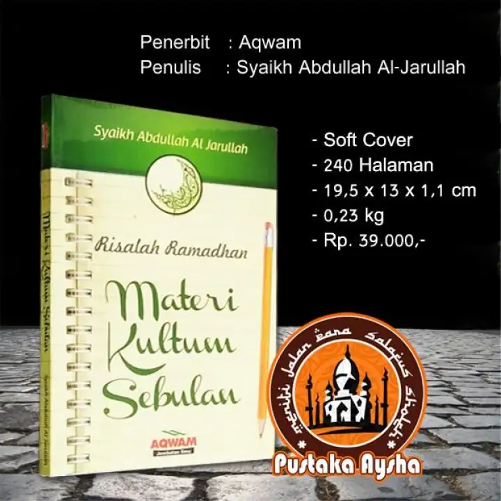 Risalah Ramadhan Materi Kultum Sebulan Aqwam Pustaka Aysha Lazada Indonesia