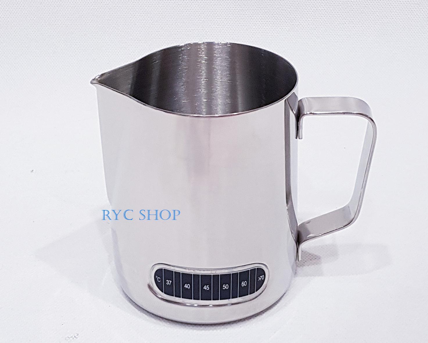 Milk Jug With Thermometer 600 Ml / Coffee Jug With Thermometer 600 Ml