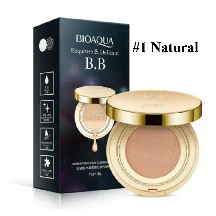Bioaqua Exquisite and Delicate BB Cream Air Cushion Pack Gold Case SPF 50++