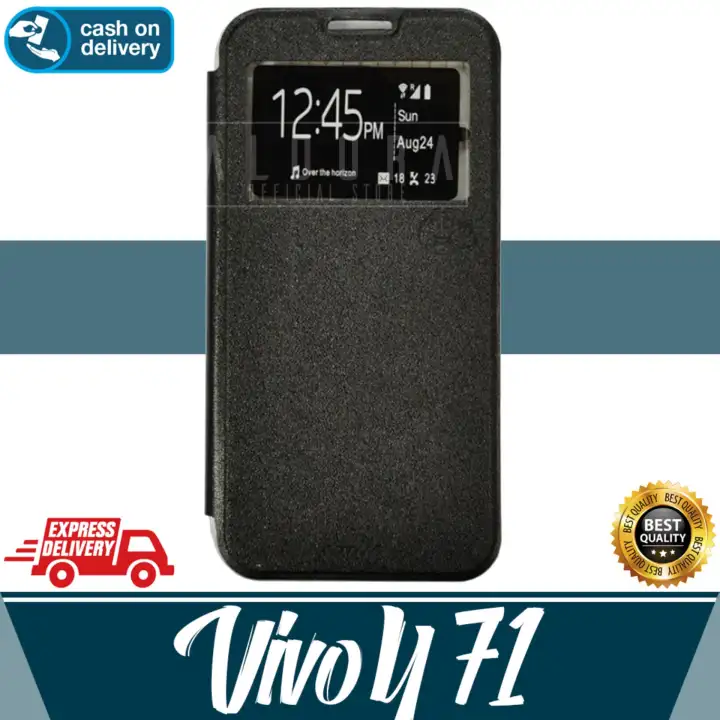 Aldora Case For Vivo Y71 Vivo 1724 Flip Cover Case Dengan Pelindung Layar Smile Series Lazada Indonesia