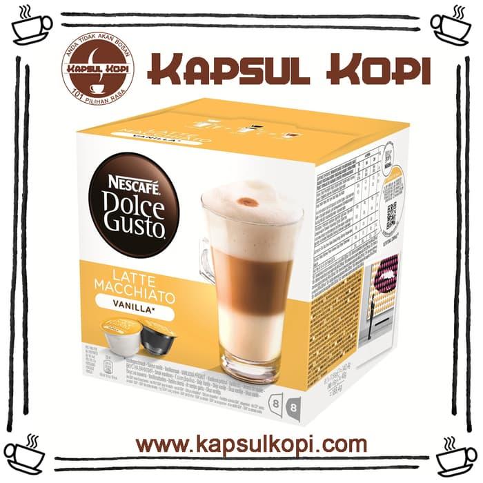 Latte Macchiato Vanilla Kapsul Kopi Nescafe Dolce Gusto Ndg Capsule |  Lazada Indonesia