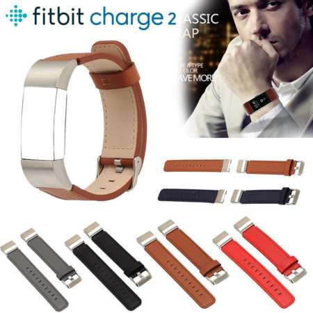 ของแท้หนังสายคล้องคอ Fitbit Charge 2 ทดแทนสายรัดข้อมือเล่นกีฬา