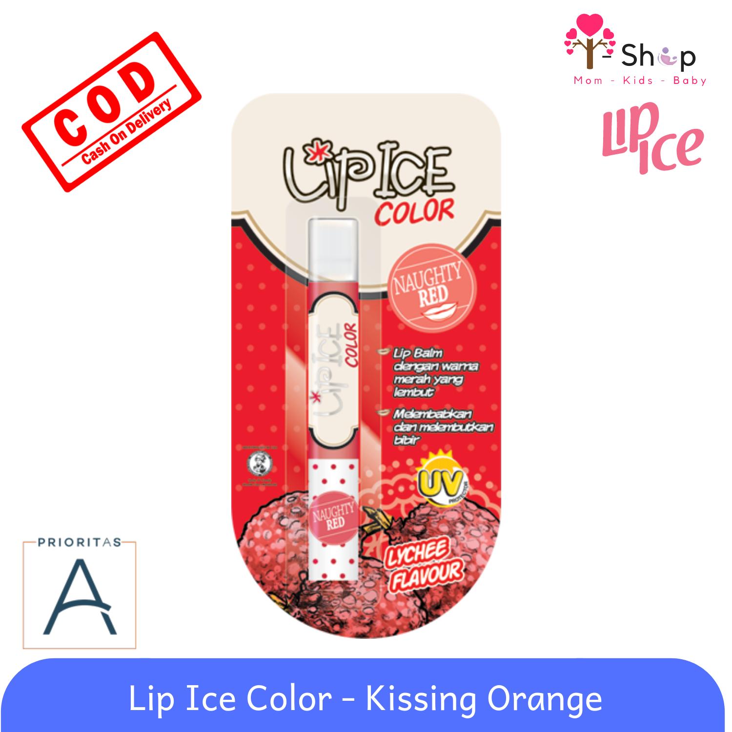 lip ice color kissing orange