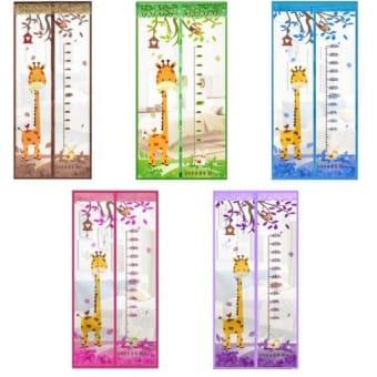 Tirai Magnet Anti Nyamuk Motif Jerapah Warna Random